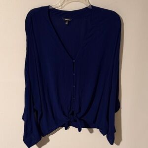 Express Deep Blue Women's Blouse